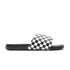 Vans La Costa Slide-On Claquette Checkerboard - True White / Black - Streetart.fr